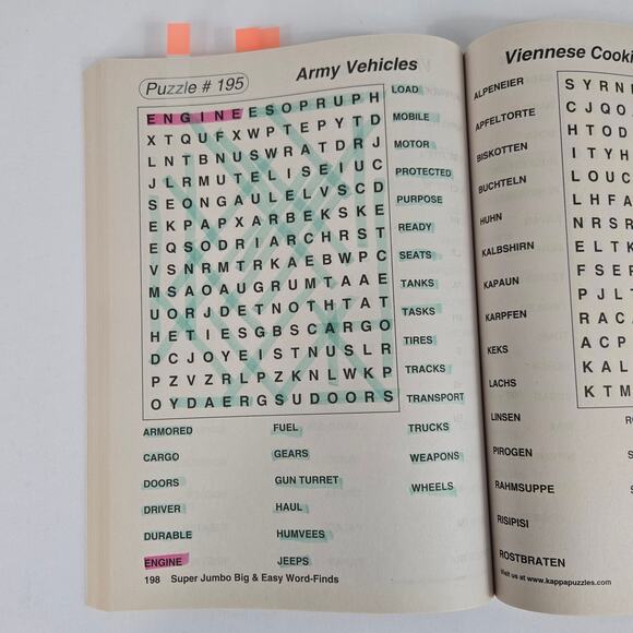Penny Press & Kappa Large Print Word Seek Puzzle Books - Set of 3 (New & Used) - Picture 9 of 10